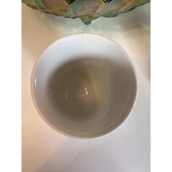 Vintage Handleless Footed Mug Vase YellowDaffodil Floral Print - Picture 3 of 4